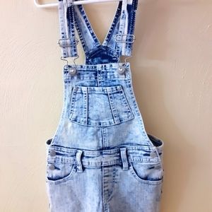 Jordache denim overall (shorts), girls size 6/6x